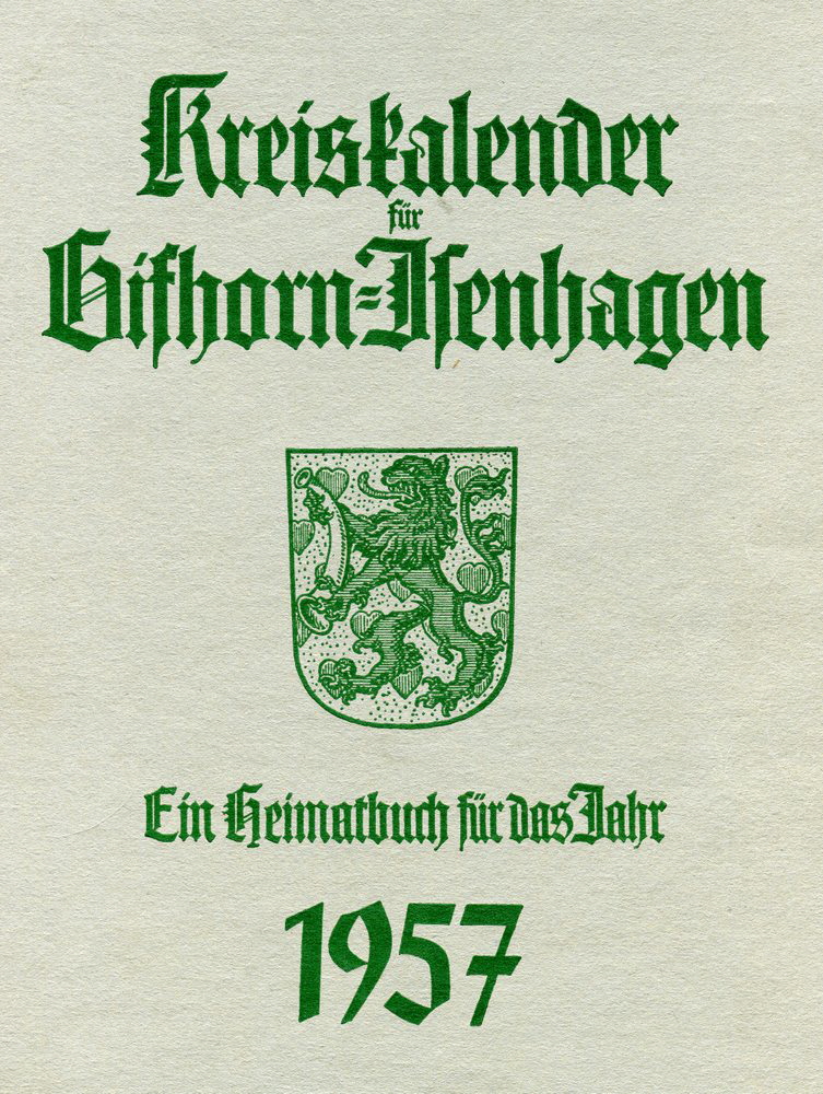 Weißstorch Jahresbericht Lk Gifhorn undHelmstedt 1955 